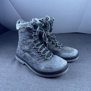 NORTIV8 Women's FELTON-1 Waterproof Fur Lined Winter Snow Boots Size 8.5 Grey